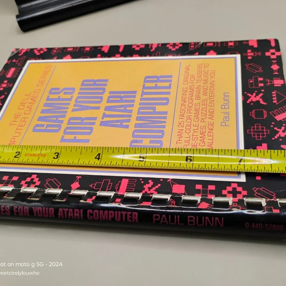 Games for Your Atari Computer Dell Computer Games Series programming book 1983
